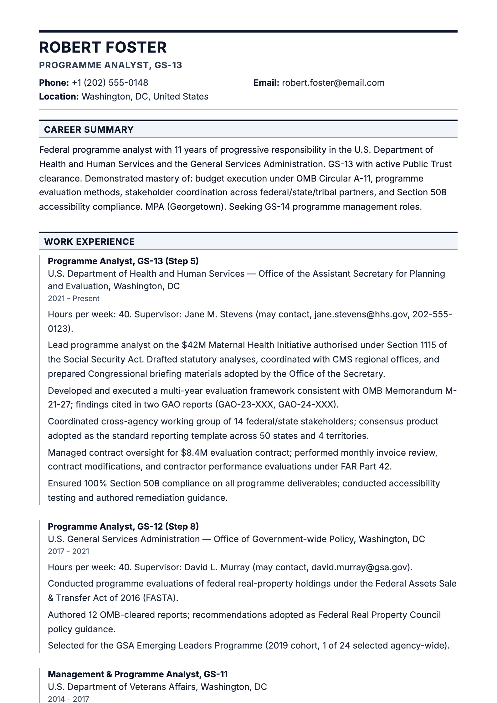 Government resume template